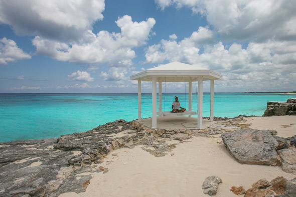 The Gazebo - a perfect yoga spot