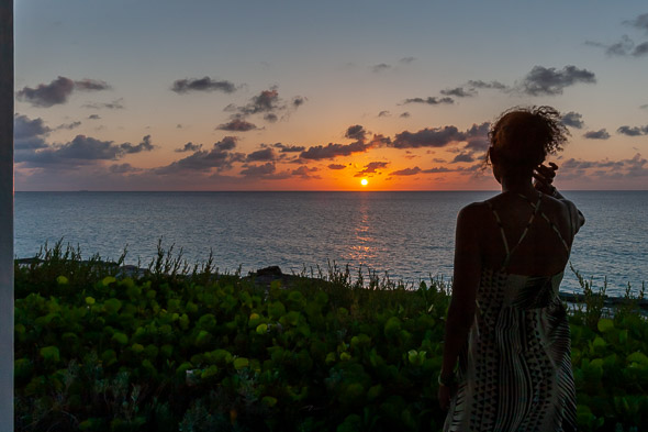 Sunset from the main building